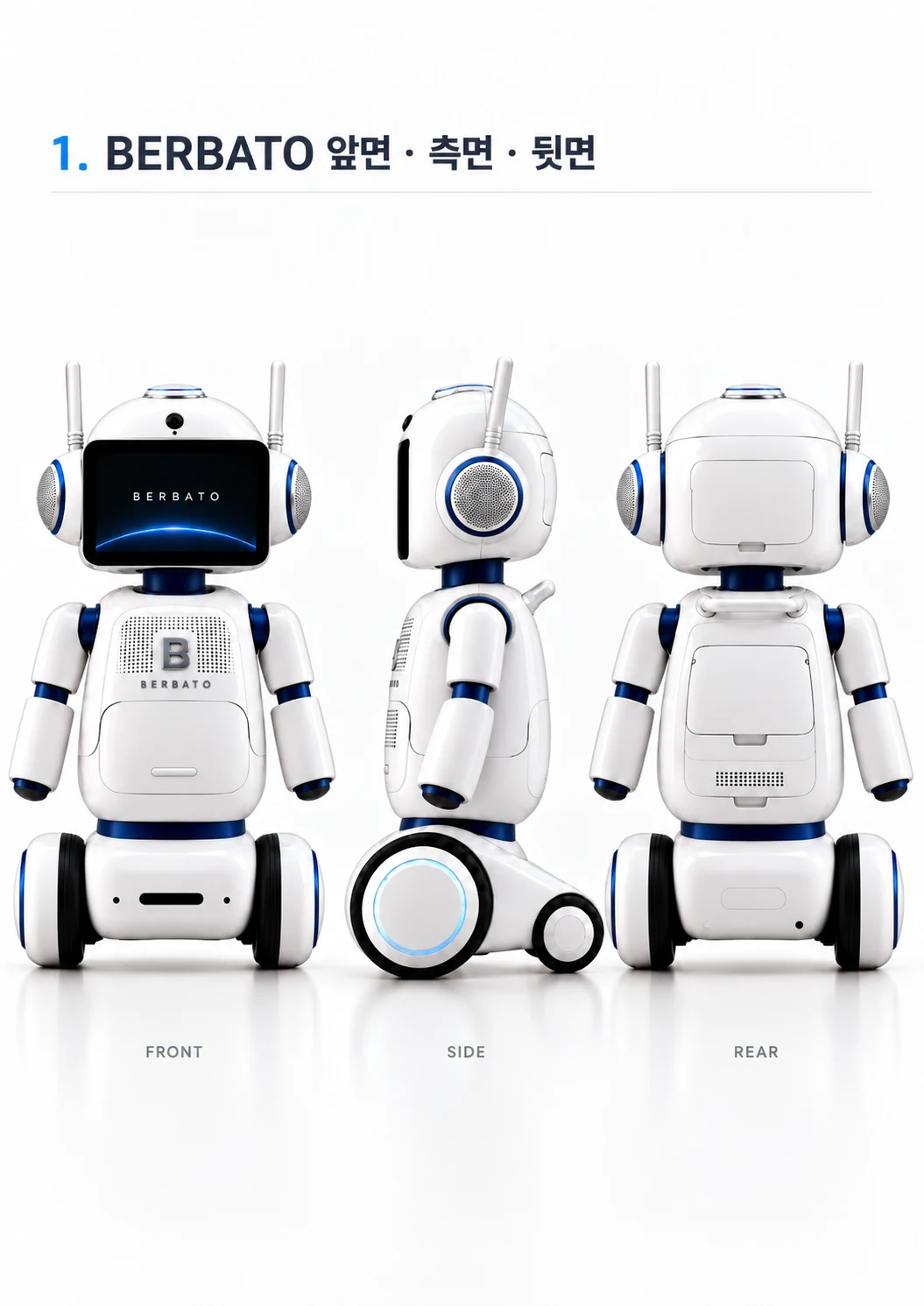 BERBATO official front, side, rear concept reference